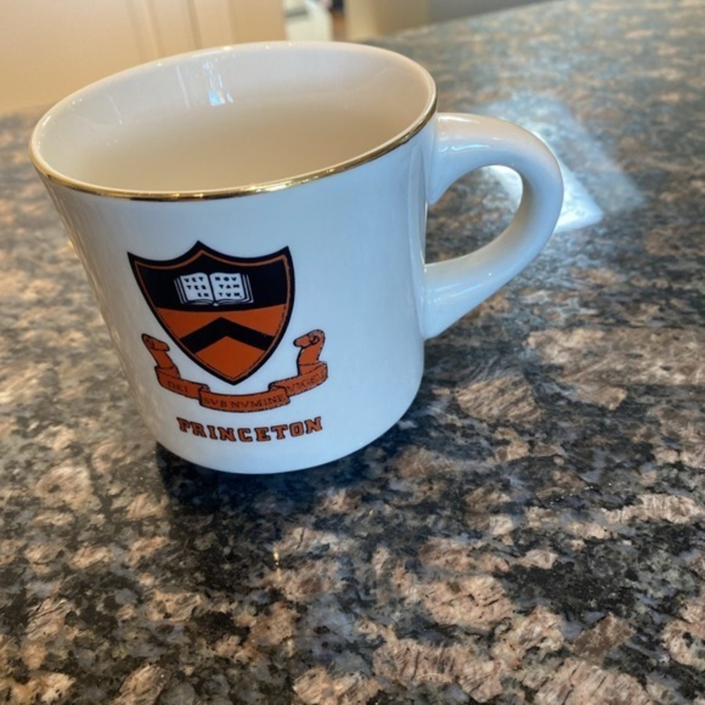 Princeton Coffee Cup Gold Trim‎ 8oz 3602